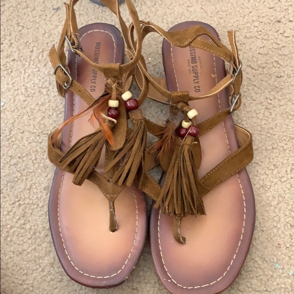 Boho Feather Flats